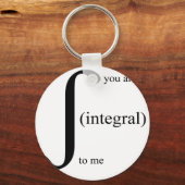 Je bent integraal voor mij sleutelhanger (Voorkant)
