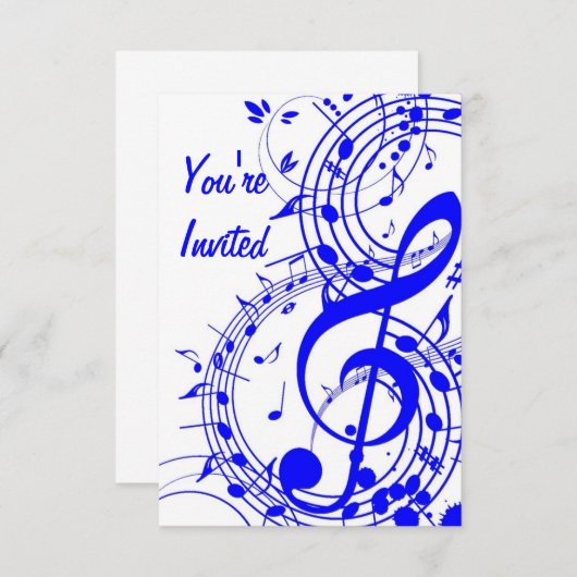 Je bent Invited_Invitation Kaart (Voorkant / Achterkant)