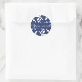 Je bent Invited Leaf Flourish Envelope Sticker Sea (Tas)