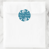 Je bent Invited Leaf Flourish Envelope Sticker Sea (Tas)