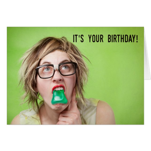 Je bent jarig, doe niets stoms (Voorkant Horizontaal)