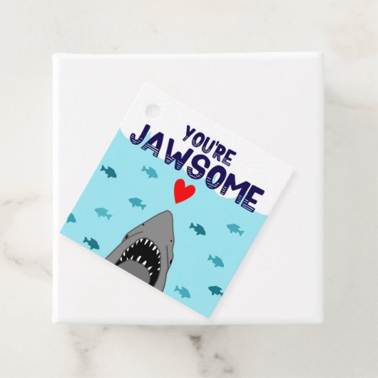 Je bent Jawsome Shark Valentijn Gift Label (In situ)