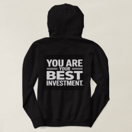 Je Bent Je Beste Investering Dames Cozy Winter Hoodie