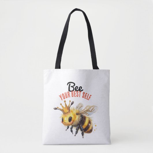 Je bent je beste zelf tote bag (Voorkant)