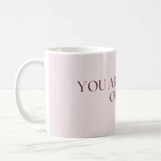 Je bent je eigen genie koffiemok (Links)