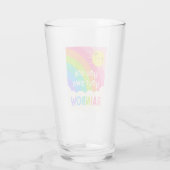 Je bent je eigen regenboog glas (Achterkant)