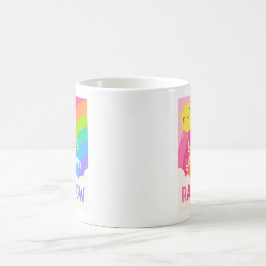 Je bent je eigen regenboog koffiemok (Center)