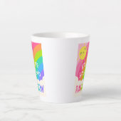 Je bent je eigen regenboog latte mok (Voorkant)
