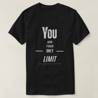 Je bent je enige limiet t-shirt
