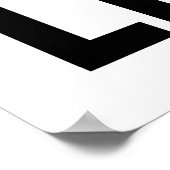 Je bent je enige Motivatie prijsopgave, wit Poster (Hoek)