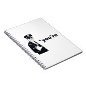 Je bent je Grammatische politie Notitieboek (Rechterzijde)