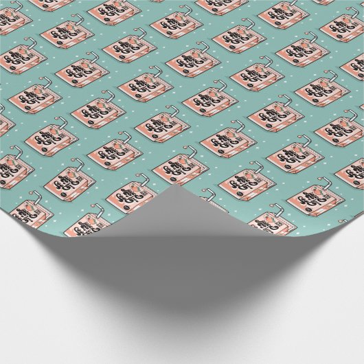 Je bent Juice Too Cool Juice Box Valentijn Cadeaupapier (Hoek)