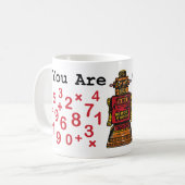 "Je bent juist" robot-Mok Koffiemok (Voorkant links)