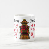 "Je bent juist" robot-Mok Koffiemok (Center)