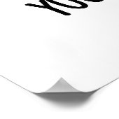 Je bent Kale-in-me Funny Veggie Kale Pun Poster (Hoek)