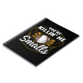 Je bent Killin Me Smalls Funny Baseball Notitieboek (Linkerzijde)