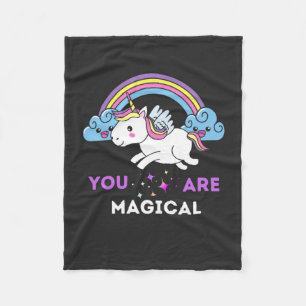 Je bent Kinder van de Magische Unicorn Fleece Deken