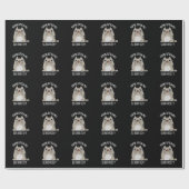 Je bent Kitten me serieus grappig Cat Pun Dark BG Cadeaupapier (Vlak)