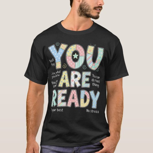 Je Bent Klaar Testweek Testdag T-shirt (Voorkant)