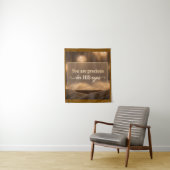 'Je bent kostbaar in ZIJN ogen.' Wandkleed (In situ)