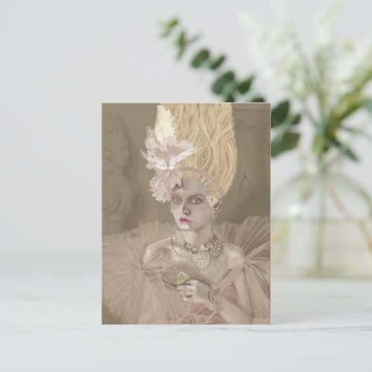 Je bent laat briefkaart (Staand voorkant)