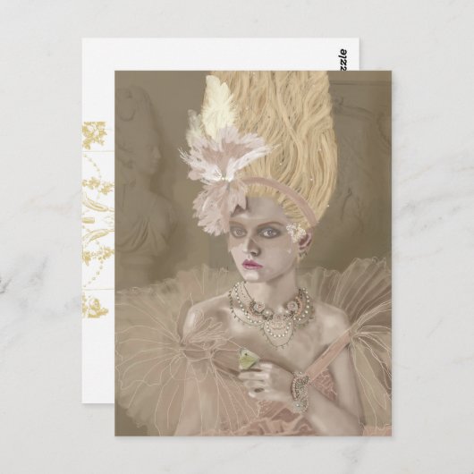 Je bent laat briefkaart (Voorkant / Achterkant)