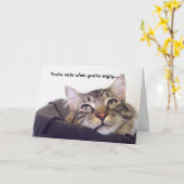 Je bent leuk als je boos bent... kaart (Gele Bloem)