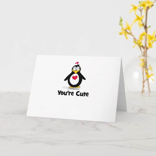 Je bent leuk kaart (Gele Bloem)