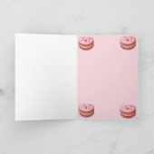 Je bent lief Happy Valentijnsdag Macaron Koekjes Feestdagen Kaart (Binnen)