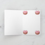 Je bent lief Happy Valentijnsdag Macarons Koekje Feestdagen Kaart (Binnen)