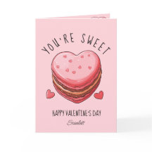 Je bent lief Happy Valentijnsdag Macarons Koekje