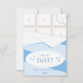 Je bent lief klaslokaal Valentijnsdag kaart Blauw (Voorkant)