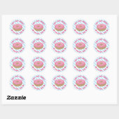 Je bent lief roze donut dank u Sticker (Vel)