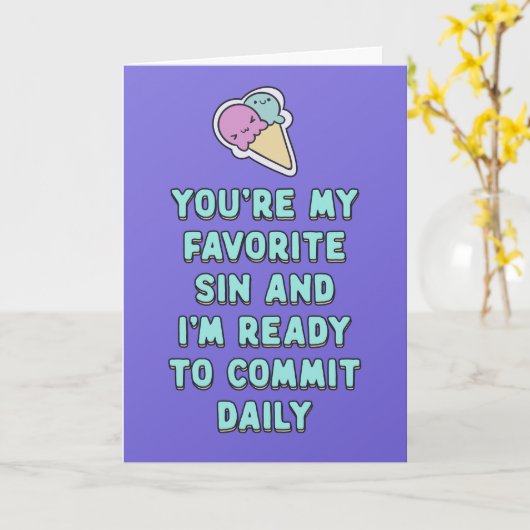 Je bent lievelingszonde en ik ben klaar om dagelij kaart (Gele Bloem)