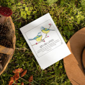 Je bent Loved Birds Inspirerend Briefkaart