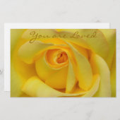 Je bent Loved_ Stationery Briefpapier (Voorkant / Achterkant)