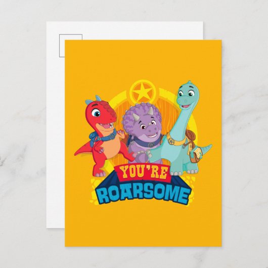 Je bent luidruchtig | Dino Ranch Briefkaart (Voorkant / Achterkant)