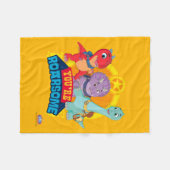 Je bent luidruchtig | Dino Ranch Fleece Deken (Voorkant (Horizontaal))