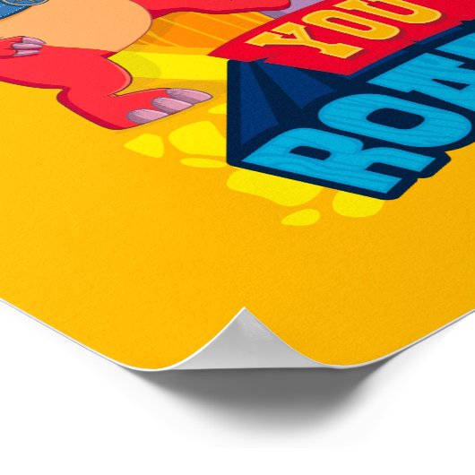 Je bent luidruchtig | Dino Ranch Poster (Hoek)