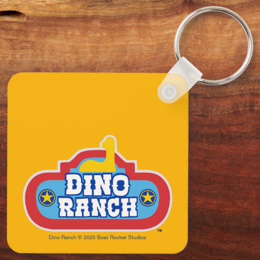 Je bent luidruchtig | Dino Ranch Sleutelhanger (Achterkant)