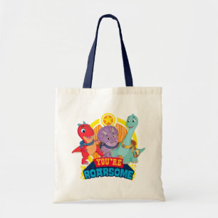 Je bent luidruchtig   Dino Ranch Tote Bag