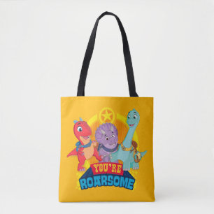 Je bent luidruchtig   Dino Ranch Tote Bag