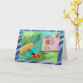 Je bent luidruchtiger dan een bladblazer kaart (Gele Bloem)