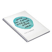 Je bent Mad Bonkers, Alice in Wonderland notebook Notitieboek (Rechterzijde)