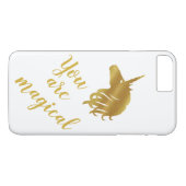 Je bent Magical Gold Hoesje (Achterkant (Horizontaal))