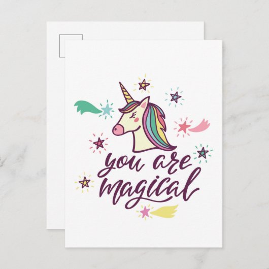 Je bent magisch briefkaart (Voorkant / Achterkant)