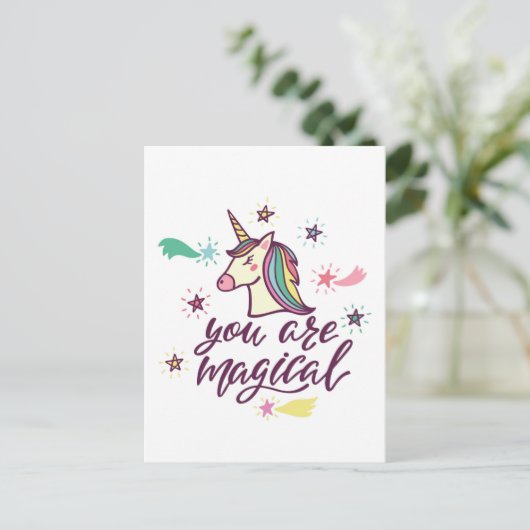 Je bent magisch briefkaart (Staand voorkant)