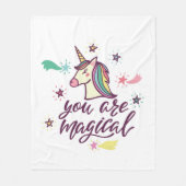 Je bent magisch fleece deken (Voorkant)