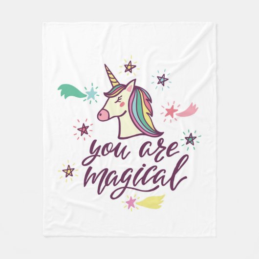 Je bent magisch fleece deken (Voorkant)