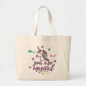 Je bent magisch grote tote bag (Voorkant)